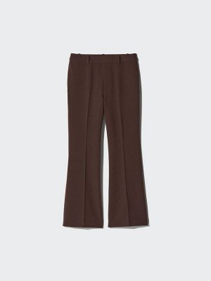 UNIQLO - расклешенные смарт-брюки - 39 DARKBROWN