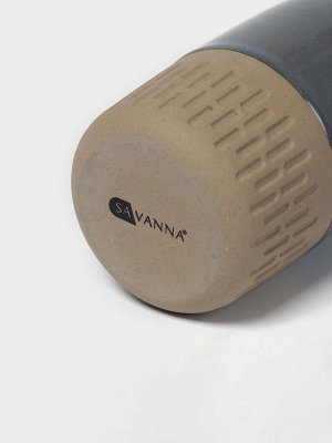 Набор для ванной SAVANNA «Софт», 2 предмета, дозатор для мыла, стакан
