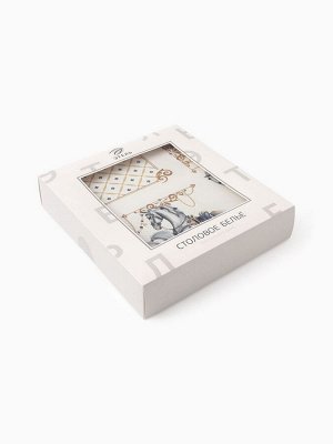 Скатерть «Этель» Classic, 150x220 см ±3 см с ВГМО, 100% хлопок, саржа 190 г/м²