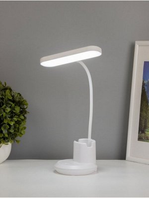 Светильник настольный «Первый» АКБ 800Ма USB Type-C 5Вт LED 3000-6000К сенсор 10х15,5х28см 1084105