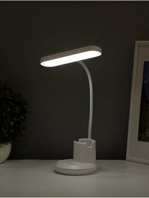 Светильник настольный «Первый» АКБ 800Ма USB Type-C 5Вт LED 3000-6000К сенсор 10х15,5х28см 1084105