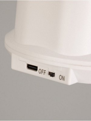 Светильник настольный «Первый» АКБ 800Ма USB Type-C 5Вт LED 3000-6000К сенсор 10х15,5х28см 1084105