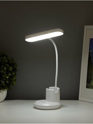 Светильник настольный «Первый» АКБ 800Ма USB Type-C 5Вт LED 3000-6000К сенсор 10х15,5х28см 1084105