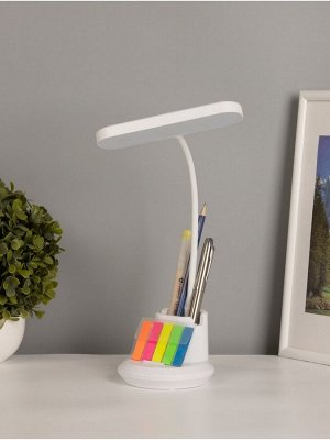 Светильник настольный «Первый» АКБ 800Ма USB Type-C 5Вт LED 3000-6000К сенсор 10х15,5х28см 1084105