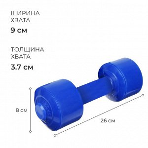 Гантели, 2 шт. по 1,5 кг