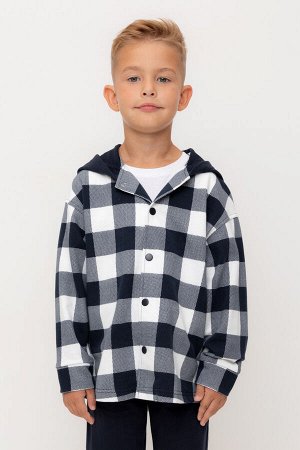 Рубашка(Весна-Лето)+boys (индиго, клетка виши к534)