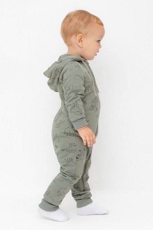 Комбинезон(Весна-Лето)+boys (зеленый чай, динозавры к552)