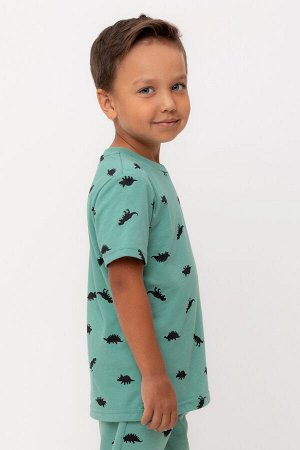 Фуфайка(Весна-Лето)+boys (малахитово-зеленый, дино к560)