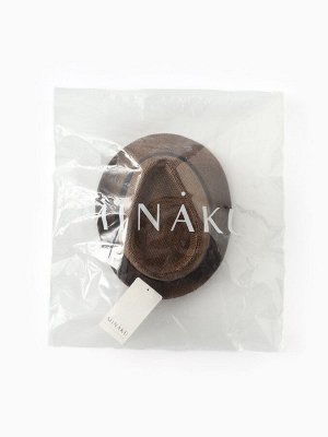 Шляпа мужская MINAKU "Плетеная", размер 58, цвет коричневый