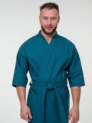 Халат вафельный / малахит