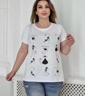 Футболка женская, код 4803978