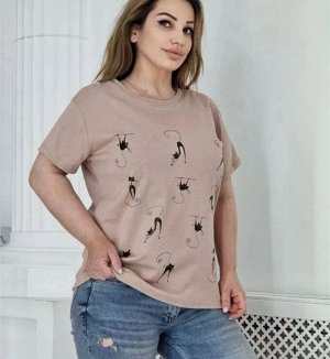 Футболка женская, код 4803980