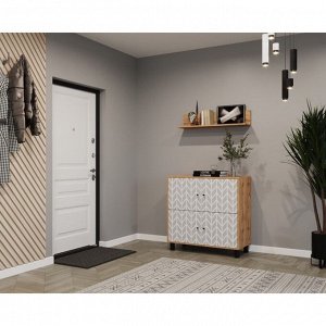 Комод для хранения «Зиг-Заг» HYGGE, 940*450*930 мм, цвет дуб/белый