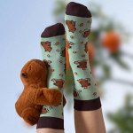 Носки детские с веселыми принтами