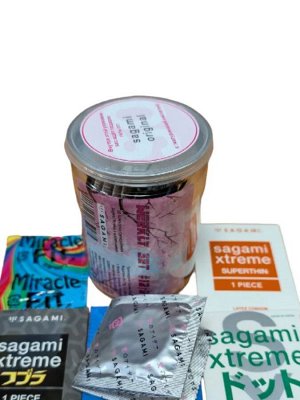 Презервативы Sagami Xtreme SET Микс-набор 12шт + подарок