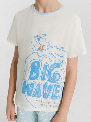 Комплект домашний для мальчиков "Big waves"