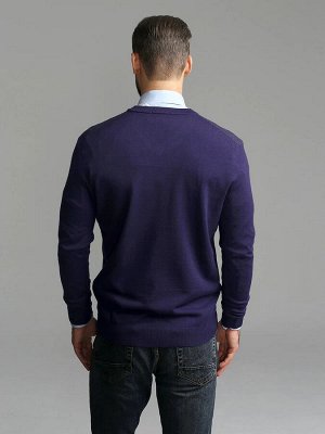 Джемпер мужской GREG G124-Oxford (фиолетовый)