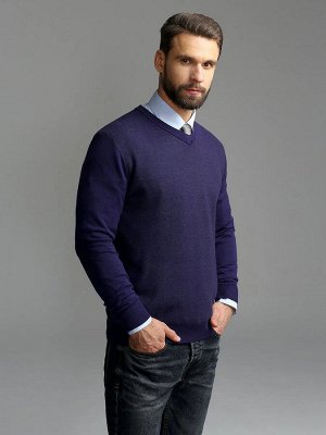 Джемпер мужской GREG G124-Oxford (фиолетовый)