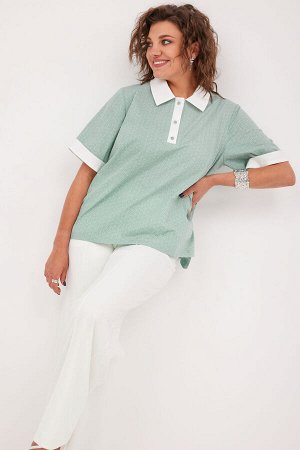 Блуза BegiModa 4126 шалфей