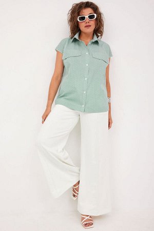 Блуза BegiModa 4125-Р шалфей