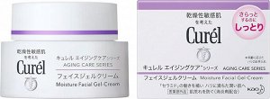 Kao Curel Aging Care Moisture Gel-Cream - антивозрастной увлажняющий гель-крем с аллантоином для чувствительной кожи