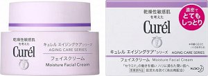Kao Curel Aging Care Moisture Cream - антивозрастной крем для чувствительной кожи