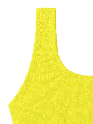 Купальник слитный для девочки Викки, салатовый