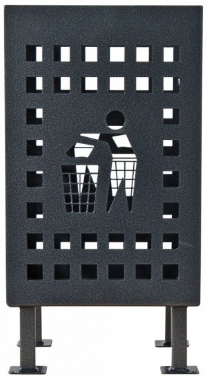 Урна «CITY» 24 л (Темно-серый)