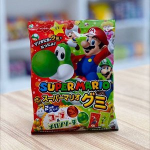 Nobel Super Mario Gummy Cola & Melon Soda 85g - Мармелад Супер Марио. Кола и дыня