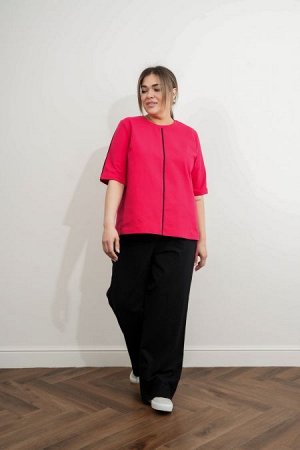 Костюм Цвет:
красный
Состав:
95%Хлопок 5%Спандекс
Длина изделия:
Джемпер -65см Брюки - 105см
Размер модели:
56
Рост модели:
171 см
Стильный костюм состоящий из джемпера и брюк из плотного однотонного 