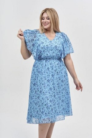 Платье Цвет:
голубой
Состав:
100%ПЭ
Длина изделия:
119 см
Размер модели:
58
Рост модели:
175 см
Женственное платье приталенного силуэта из легкого шифона в мелкий принт. Модель на трикотажной подкладк