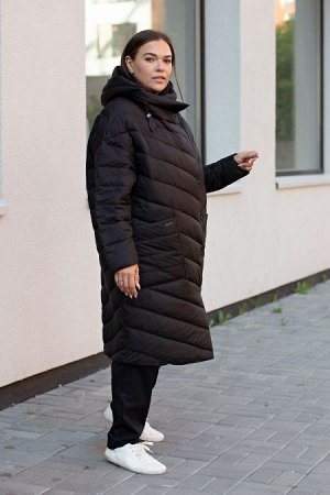 Пальто Цвет:
черный
Состав:
верх: 100% полиэстер
подкладка:
100% полиэстер
утеплитель:
100% полиэстер
(100г/м2) температурный режим от 0 до 10 градусов
Длина изделия:
106 см
Размер модели:
54
Рост мод