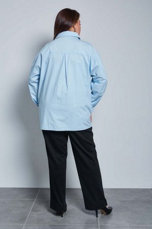 Рубашка Цвет:
голубой
Состав:
95%Хлопок 5%Эластан
Длина изделия:
79 см
Размер модели:
54
Рост модели:
171 см
Стильная рубашка прямого силуэта из однотонной сорочечной ткани ( без пояса). Горловина офо