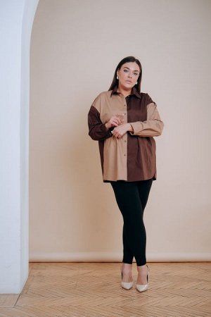 Рубашка Цвет:
темно-коричневый
Состав:
95%Хлопок 5%Эластан
Длина изделия:
79 см
Размер модели:
54
Рост модели:
171 см
Рубашка прямого силуэта из сорочечной ткани двух контрастных цветов. Горловина офо