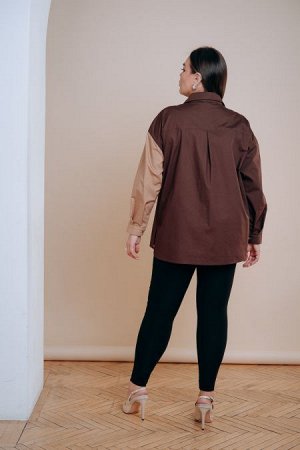 Рубашка Цвет:
темно-коричневый
Состав:
95%Хлопок 5%Эластан
Длина изделия:
79 см
Размер модели:
54
Рост модели:
171 см
Рубашка прямого силуэта из сорочечной ткани двух контрастных цветов. Горловина офо