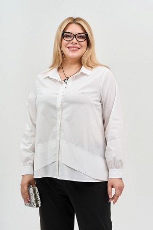 Рубашка Цвет:
белый
Состав:
70%Хлопок 27%Нейлон 3%Спандекс
Длина изделия:
75 см
Размер модели:
54
Рост модели:
175 см
Рубашка свободного силуэта из блузочной ткани. Прилегание по груди за счет вытачек