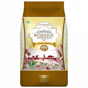 PATANJALI Rozana Basmati Rice Рис Басмати экстра-длинный 1кг