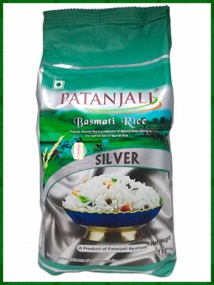 PATANJALI Silver Basmati Rice Рис Басмати премиум 1кг
