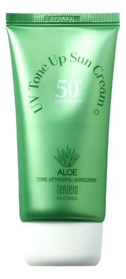 TENZERO Солнцезащитный крем с тонирующим эффектом c алоэ ALOE UV TONE UP SUN CREAM
