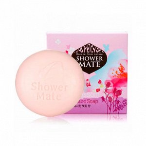 Мыло косметическое роза и цветущая вишня, Kerasys Shower Mate Lovely Rose & Cherry Blossom 100гр