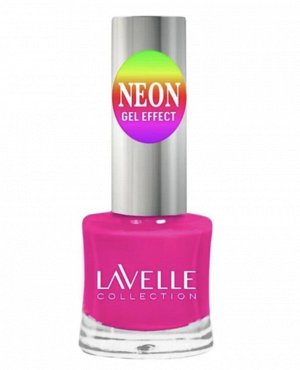 Лавель Лак для ногтей GEL POLISH тон 44 розовый неон 10 мл