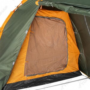 Палатка BORA-6 (N-2371-6-GO) Nisus [530х220х200см, Polyester 210T, PU 5000 мм, 13.7 кг]