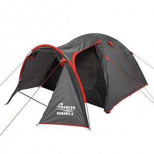 Палатка SAHARA-3 (PR S-3-GR) Premier Fishing [(110+210)×210×135см, polyester 190T, PU 2000 мм, 5,15 кг]