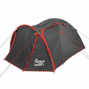 Палатка SAHARA-3 (PR S-3-GR) Premier Fishing [(110+210)×210×135см, polyester 190T, PU 2000 мм, 5,15 кг]