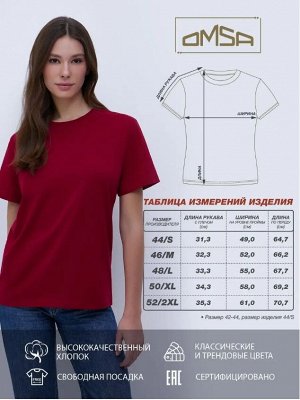 Футболка женская с коротким рукавом из высококачественного хлопка