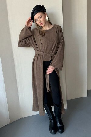 Кардиган  WOOL044/04/Коричневый