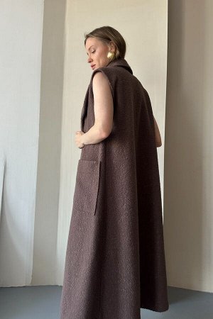 Жилет  LAMB079/01/Кофейный