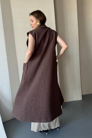 Жилет  LAMB079/01/Кофейный