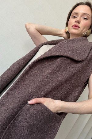 Жилет  LAMB079/01/Кофейный