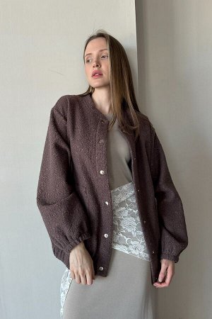 Жакет  LAMB078/01/Кофейный
